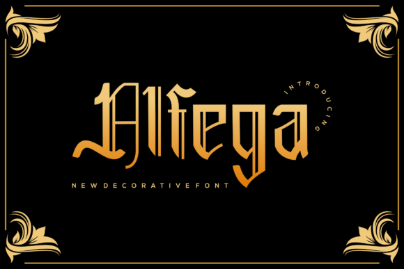 Alfega: A Bold Blackletter Font for Modern Web Design