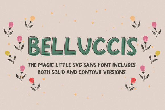 Belluccis: A Modern Sans Serif for Handmade Creations