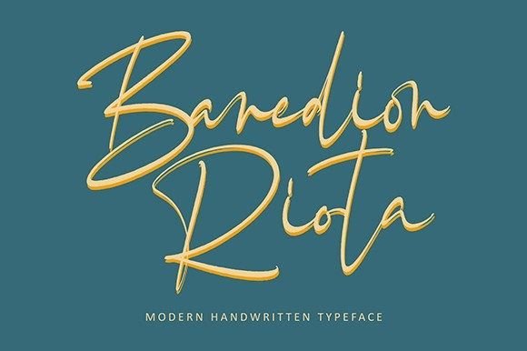 Benedion Riota Font Review for Campaign Design