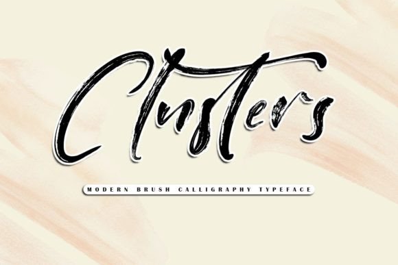 Clusters Font for Modern Web Design