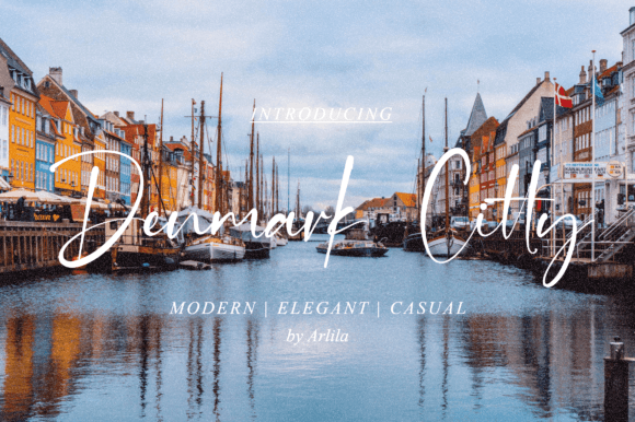 Denmark Citty: A Handwritten Font for Modern Editorial Design