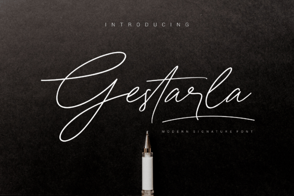 Gestarla: A Bold Handwritten Font for Editorial Design