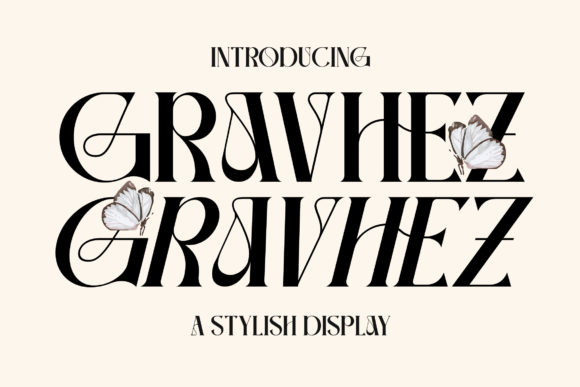 Gravhez: A Serif Font That Elevates Branding Projects
