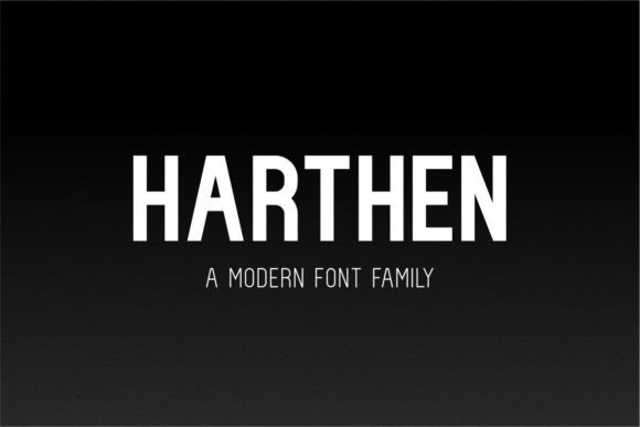 Harthen Font: A Modern Sans Serif for Branding Projects