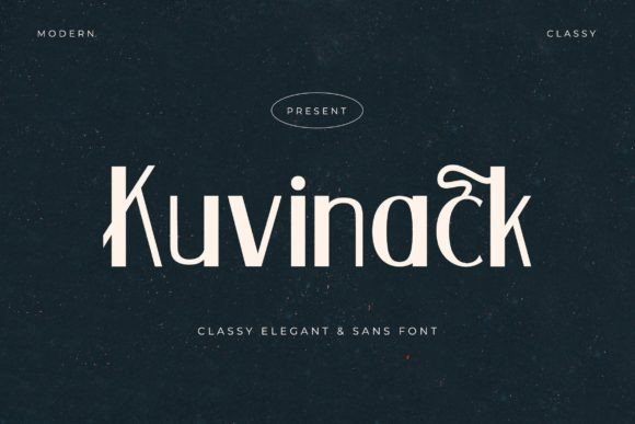 Kuvinack: A Modern Font for Small Business Branding