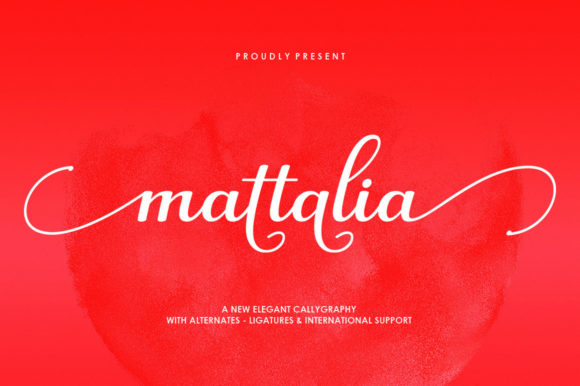 Mattalia: A Modern Handwritten Font for Branding Projects