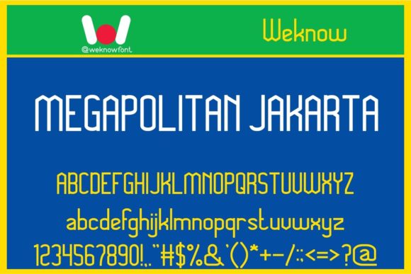 Megapolitan Jakarta: A Modern Sans Serif for Branding Projects