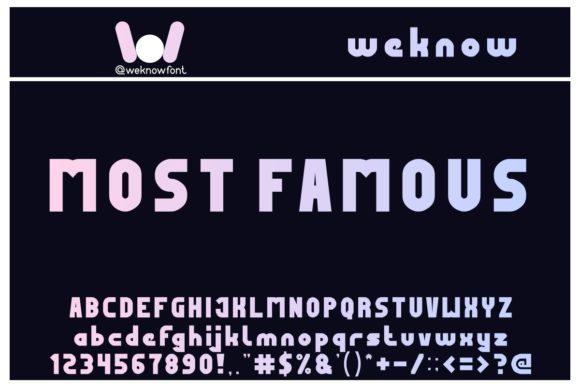 Most Famous Font for Modern Web Design