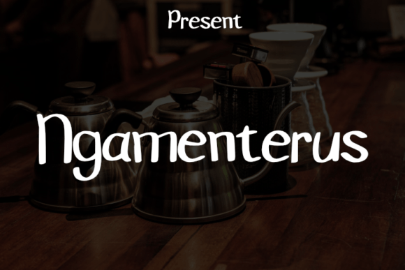 Ngamenterus: A Modern Script Font for Digital Branding