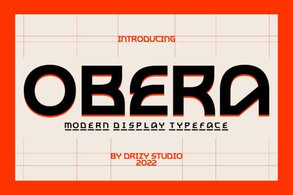 Obera Font for Bold Branding Projects