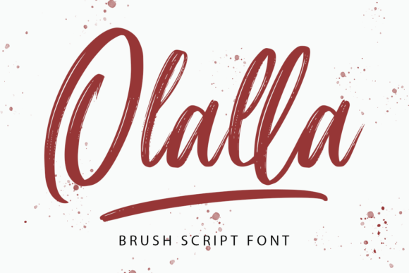 Olalla: A Modern Script Font for Handmade Creations