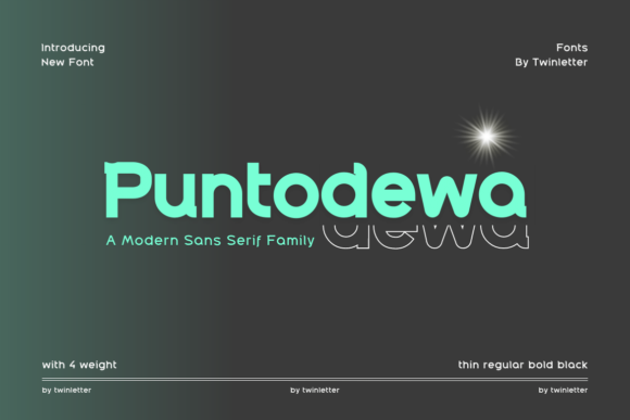 Puntodewa Font for Modern Branding