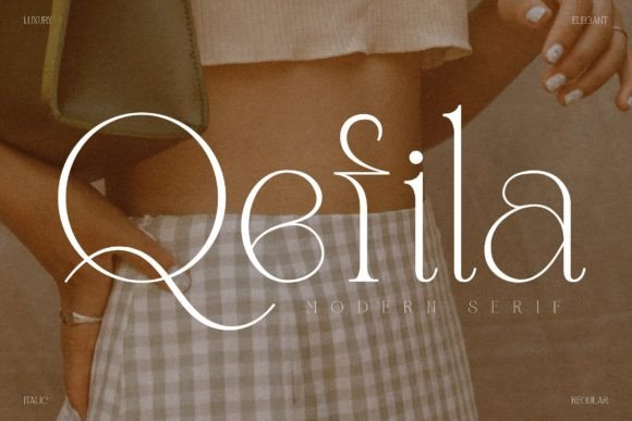 Qefila Serif Font for Modern Web Design