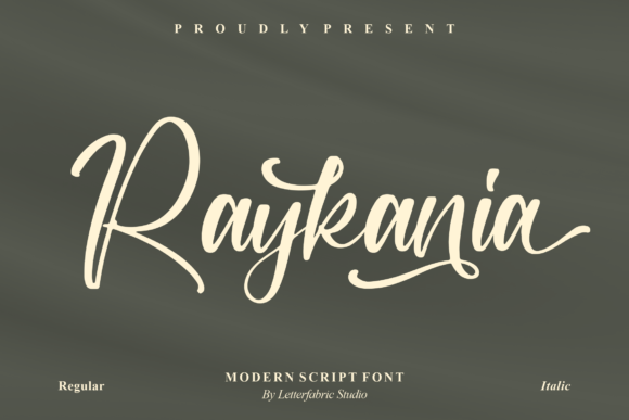 Raykania: A Modern Script Font for Polished Branding