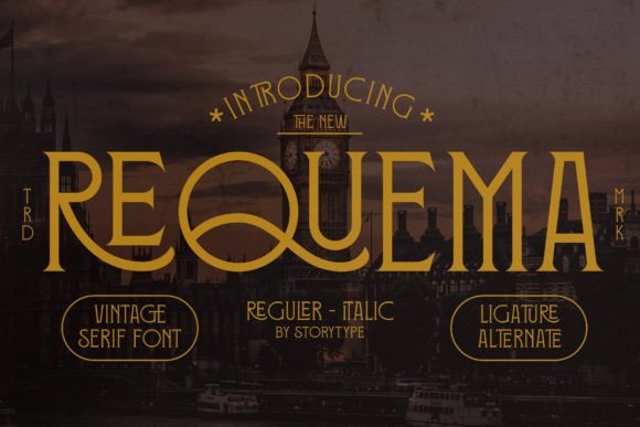 Requema: A Modern Serif Font for Polished Web Design
