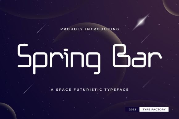 Spring Bar Font: A Space-Inspired Upgrade for Your Brand