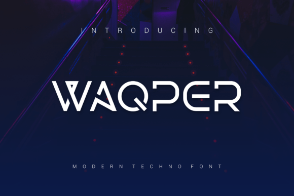 Waqper: A Modern Sans Serif Font for Digital Branding