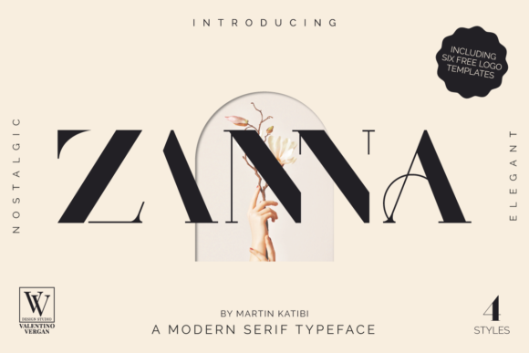 Zanna: A Modern Serif Font for Web Design